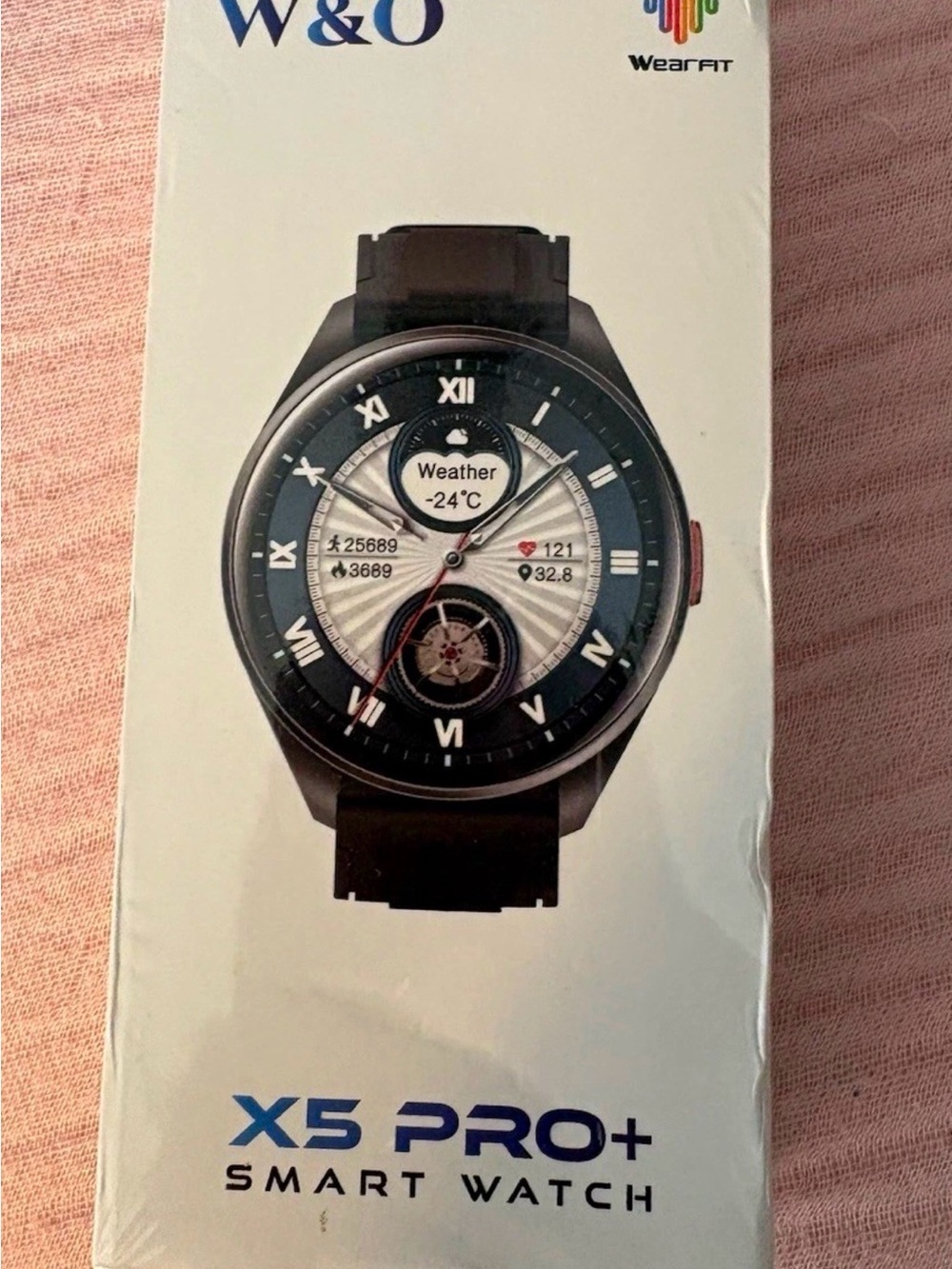 X5 Pro+ Black Smartwatch by - Sleek Men’s Accessory